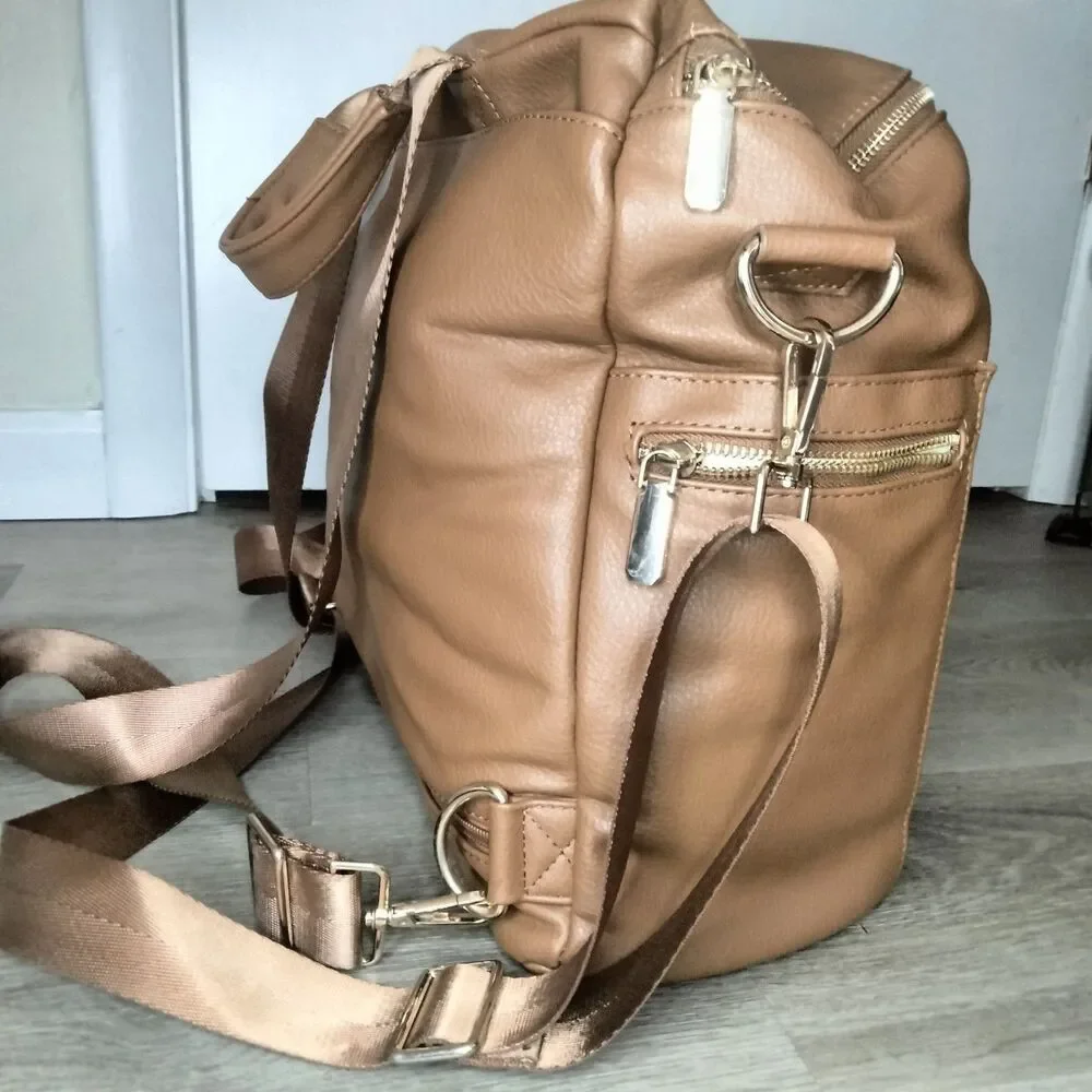 Miss Fong Backpack Diaper Bag Fawn design